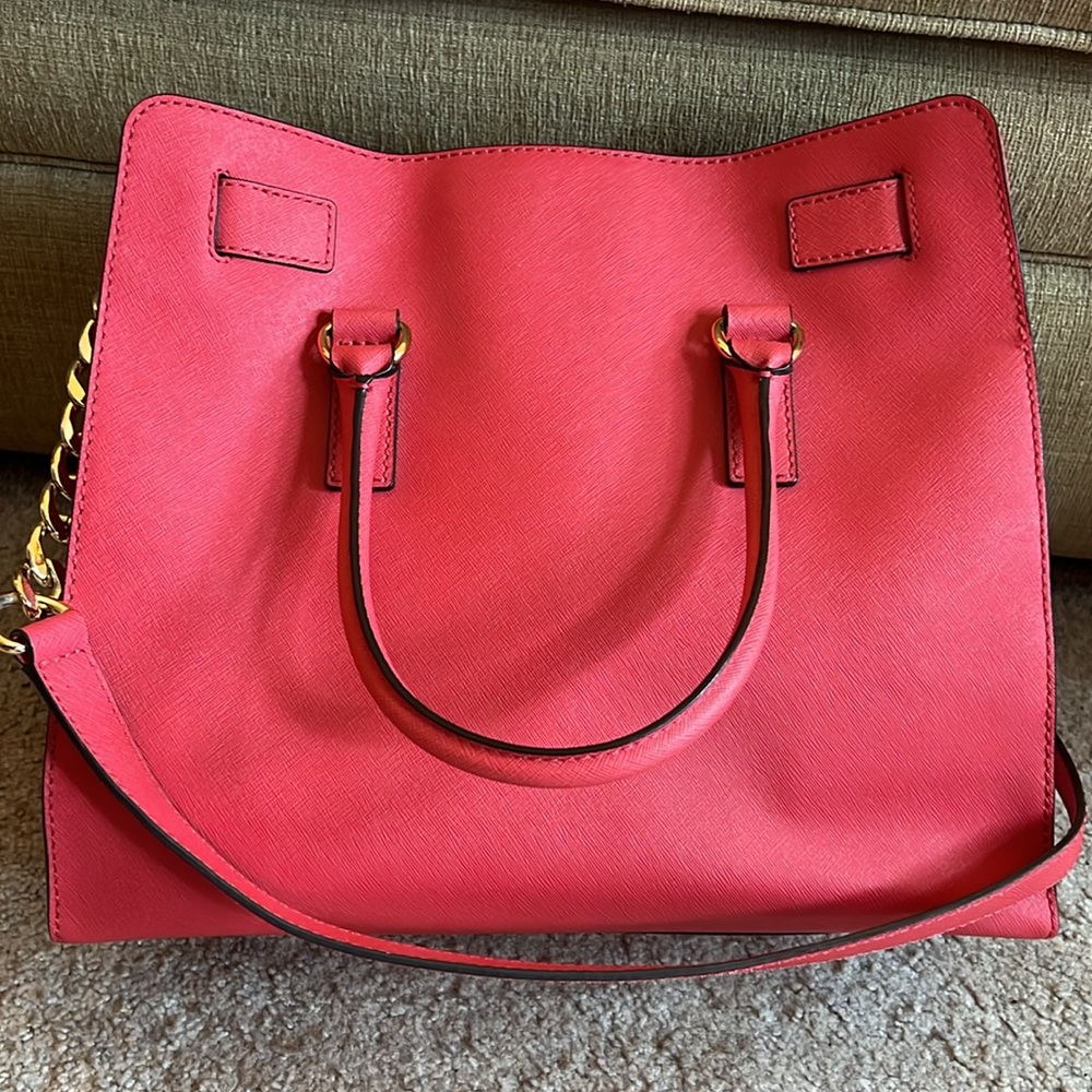 Coral Colored Purse - Picture 5 of 11